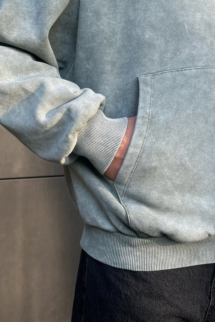 National Park Sìrt Baskìlì Acid Wash Sweatshirt