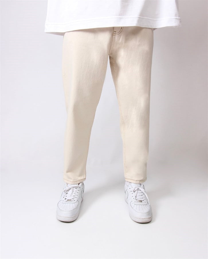 NATURAL FABRIC SPECIAL PRODUCTION MOM JEAN