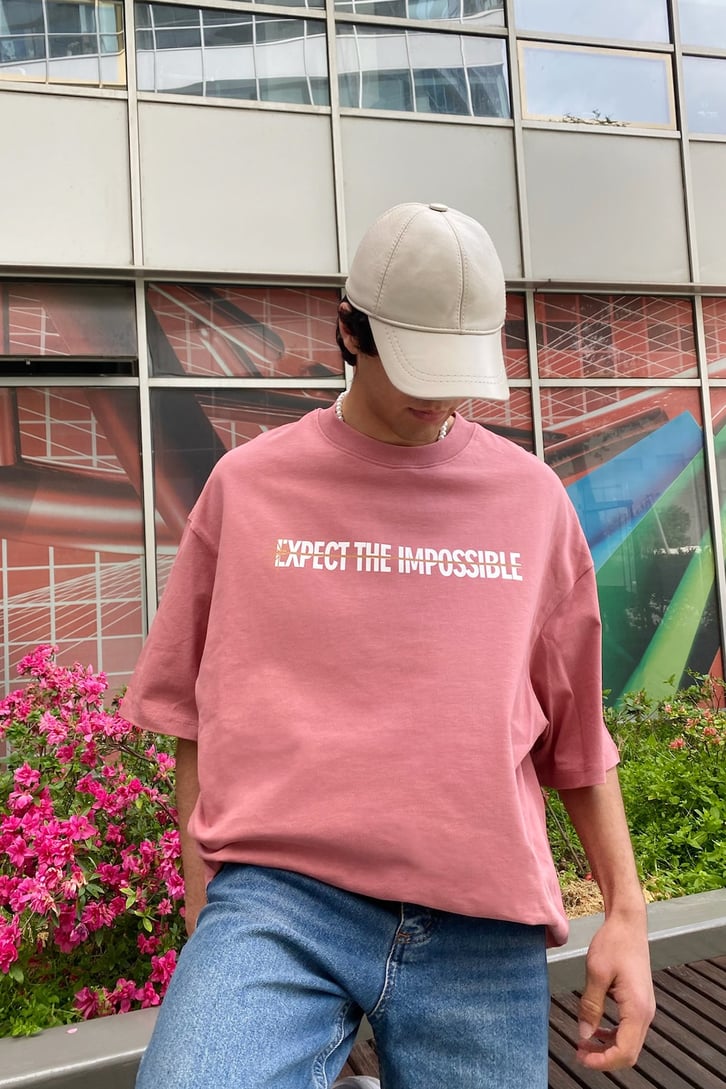Natural Remedy Baskılı Oversize Tshirt