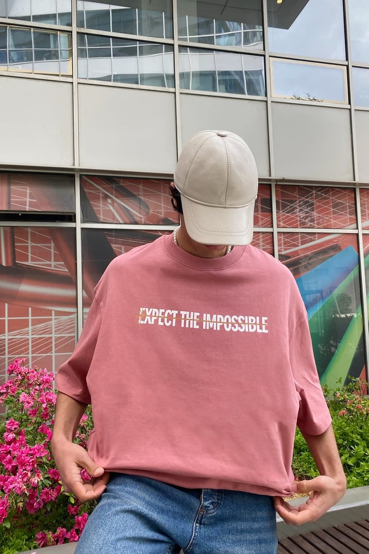 Natural Remedy Baskılı Oversize Tshirt