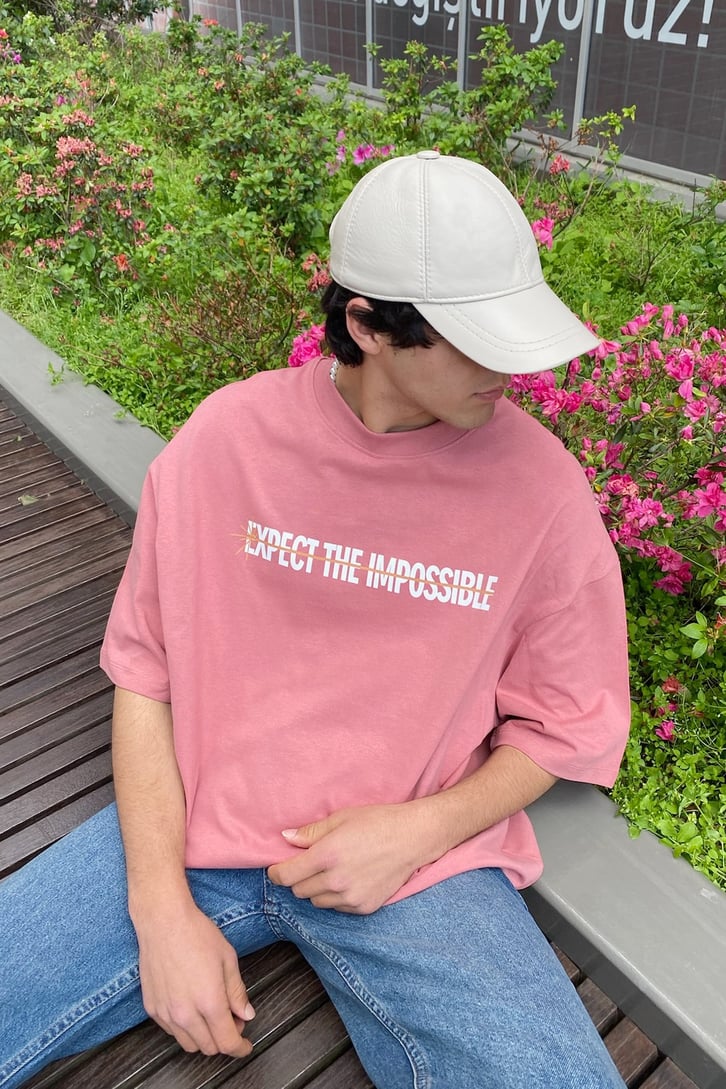 Natural Remedy Baskılı Oversize Tshirt
