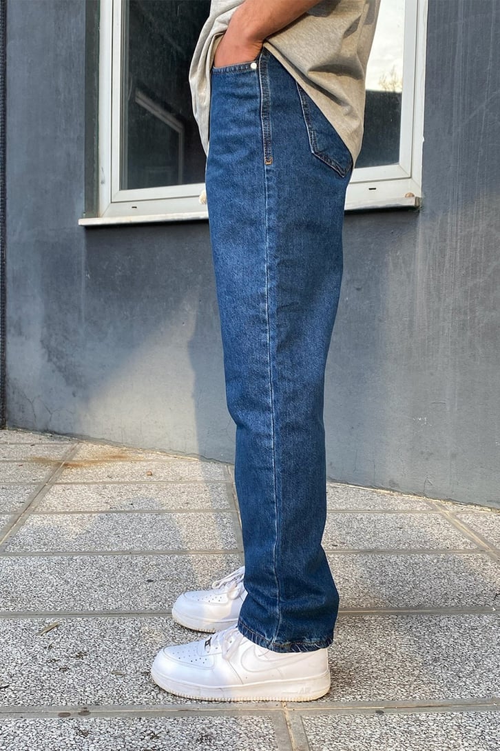 Navy Blue İp Detay Losse Fit Pant