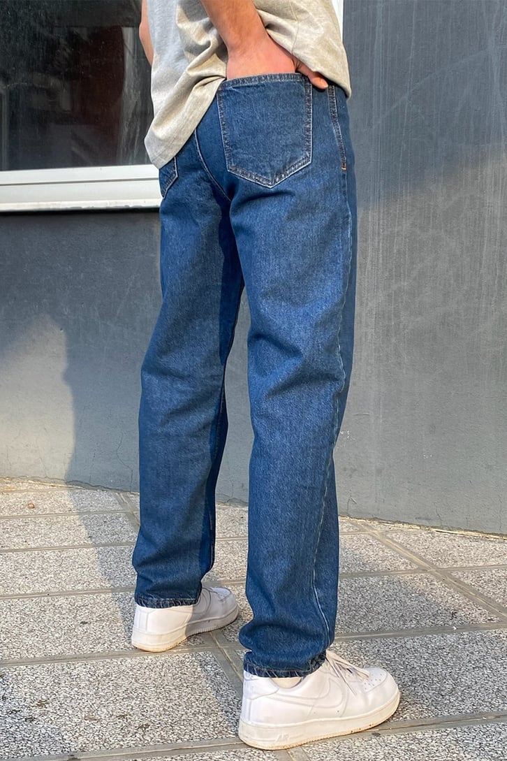 Navy Blue İp Detay Losse Fit Pant