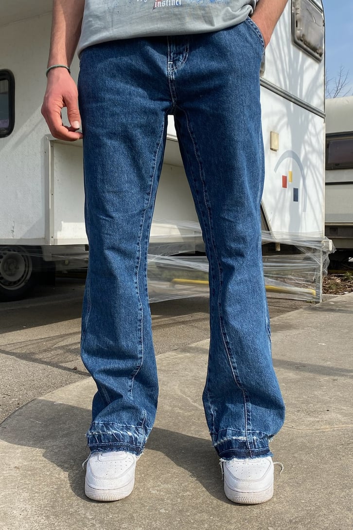 Navy Blue Premium Palazzo Jean