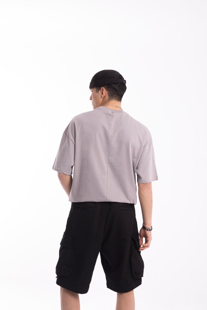 Negative Rules Baskılı Oversize Tshirt