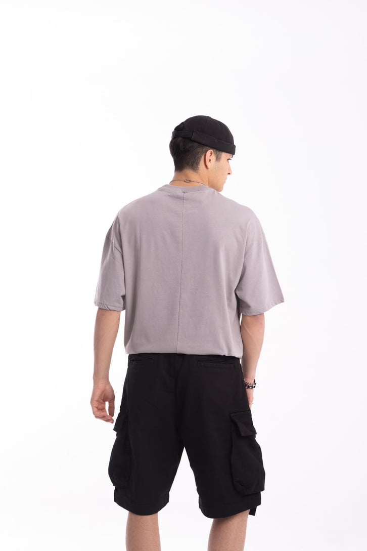 Negative Rules Baskılı Oversize Tshirt
