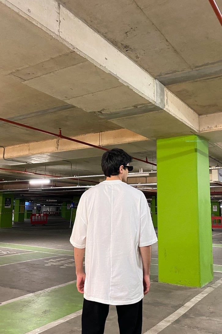Negative Rules Printed Oversize Tshirt