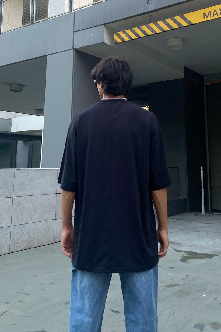 Never That Baskılı Oversize Tshirt