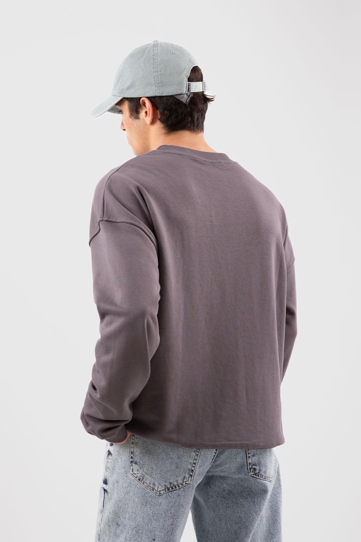 New Orleans Baskılı Haki Sweatshirt
