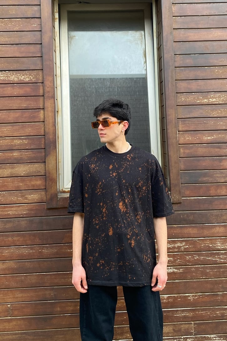 News Tie-Dye Oversize Tshirt