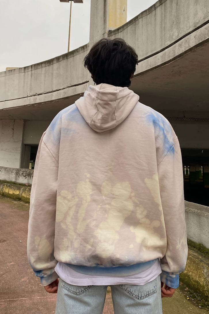 Nirvana Tie-Dye Oversize Printed Hoodie