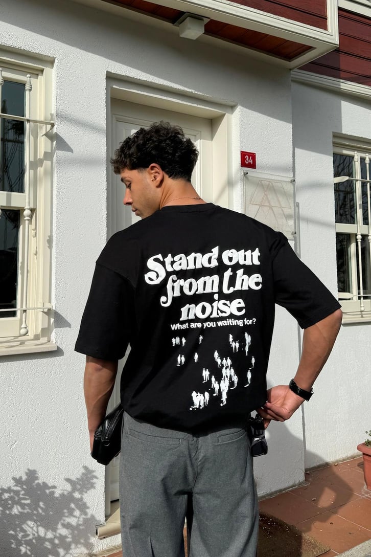 Noise Baskılı Tişört