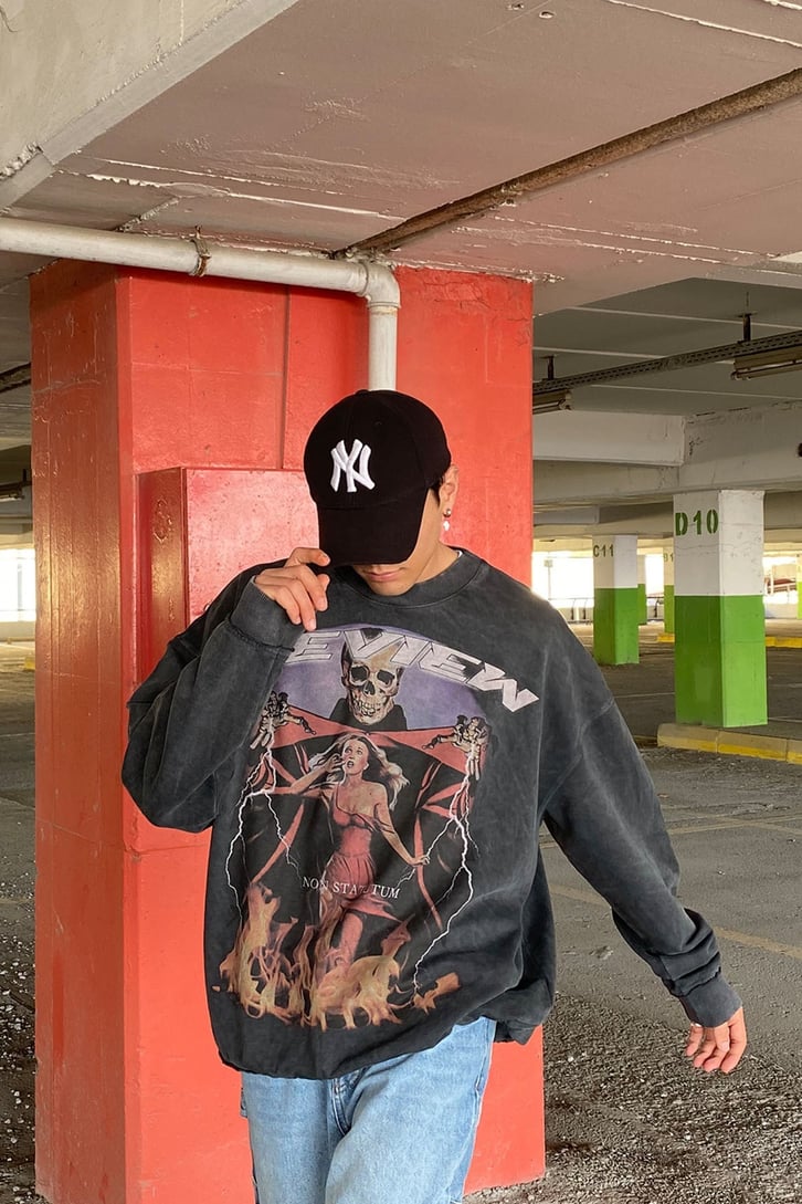 NON STATUM BASKILI OVERSIZE SWEATSHIRT