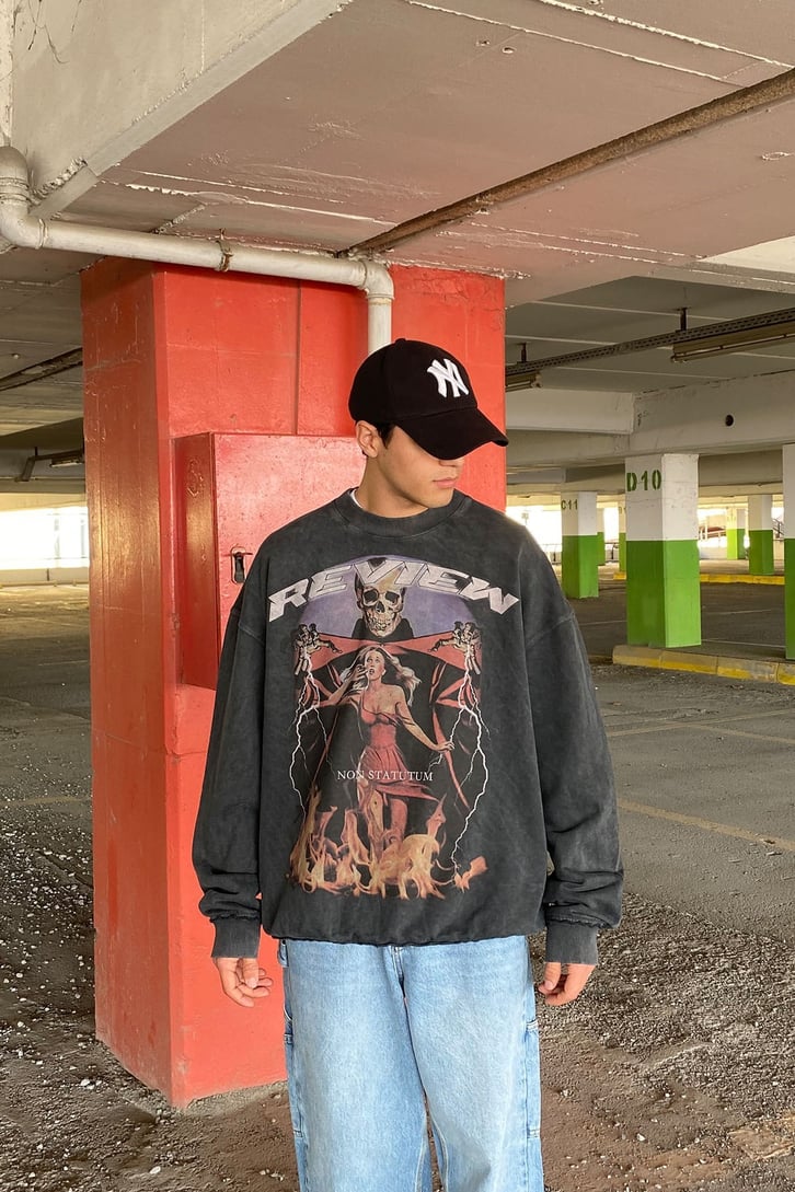NON STATUM BASKILI OVERSIZE SWEATSHIRT