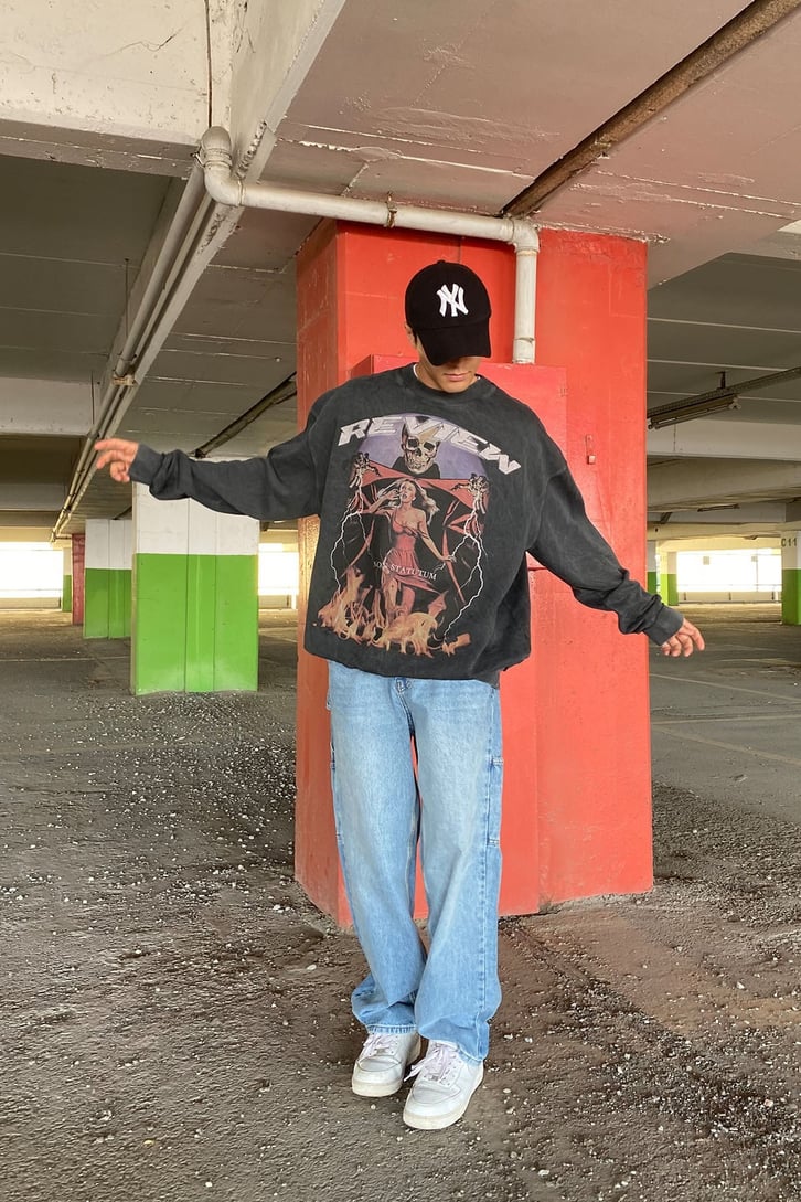 NON STATUM BASKILI OVERSIZE SWEATSHIRT