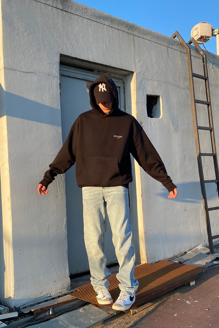 OFCL BASKILI FERMUARLI HOODIE
