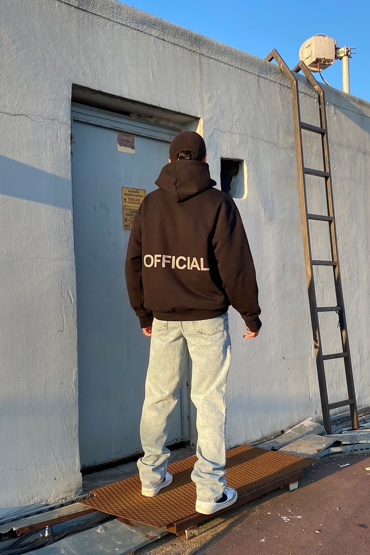 OFCL BASKILI FERMUARLI HOODIE