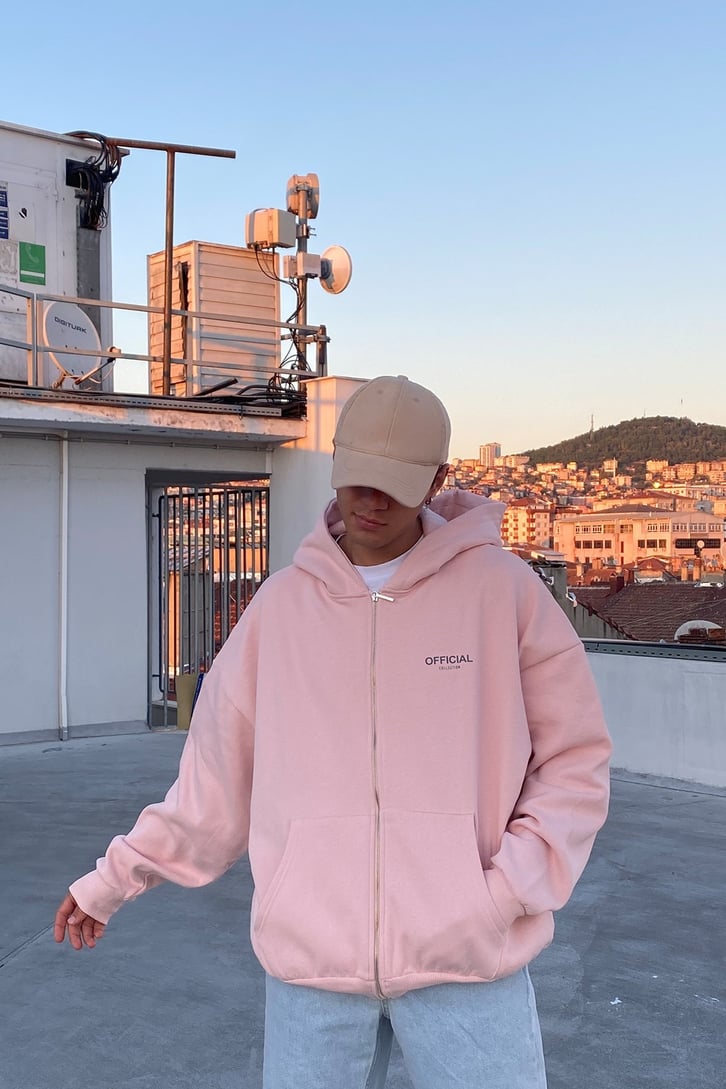 OFCL BASKILI FERMUARLI HOODIE