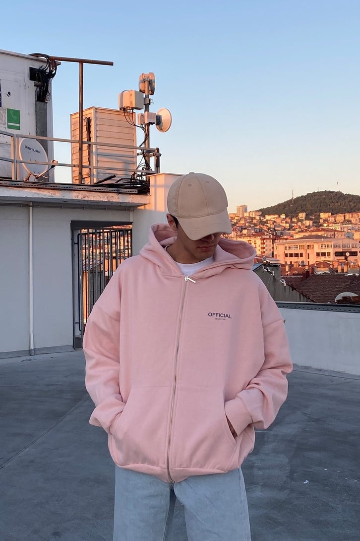 OFCL BASKILI FERMUARLI HOODIE