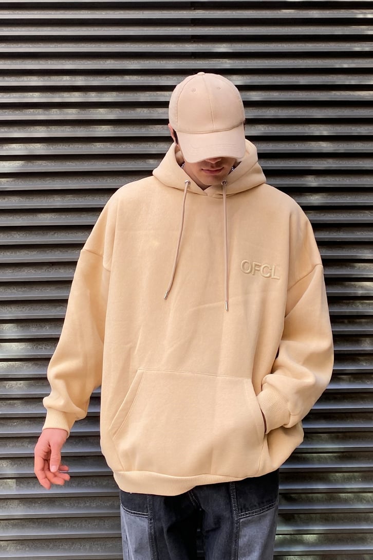 OFCL Chest Printed Premium Oversize Sweatshirt