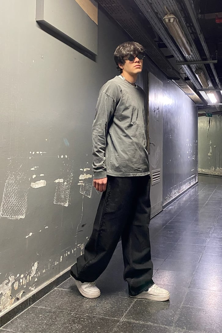 OFCL. Chest Logo Antrasit Sweatshirt