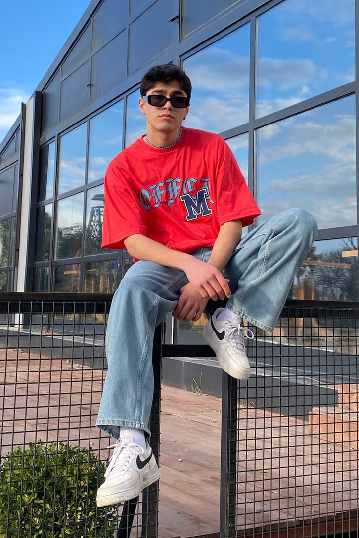 OFCL. Kırmızı Oversize Premium Tshirt