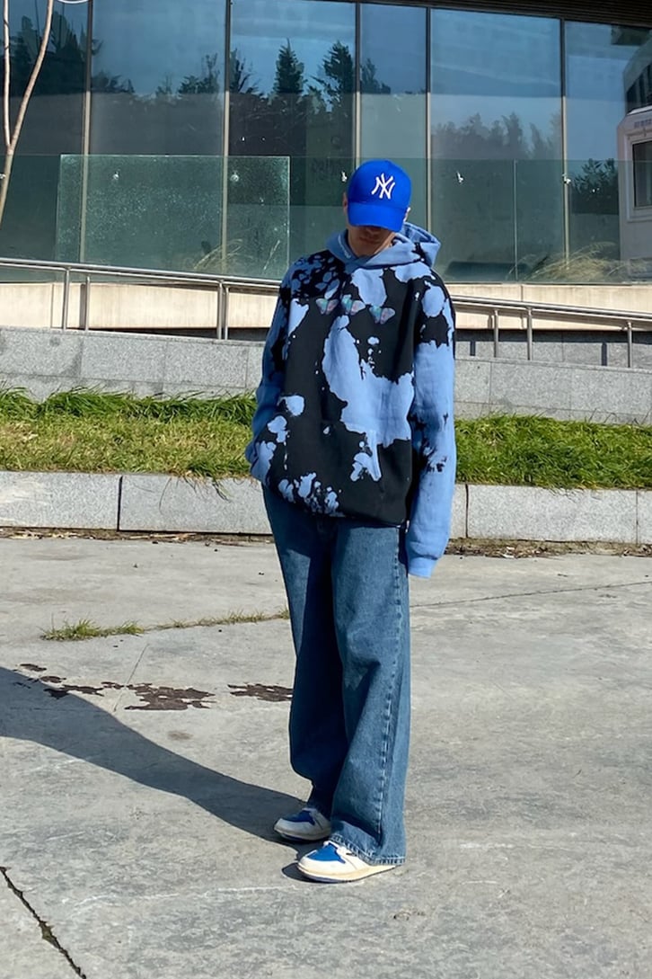 OFCL. Magic Butterfly Printed Oversize Hoodie