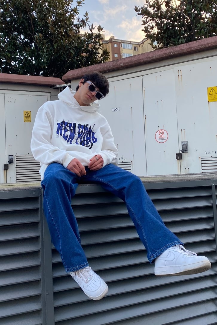 Ofcl. New York Season Oversize Printed Hoodie