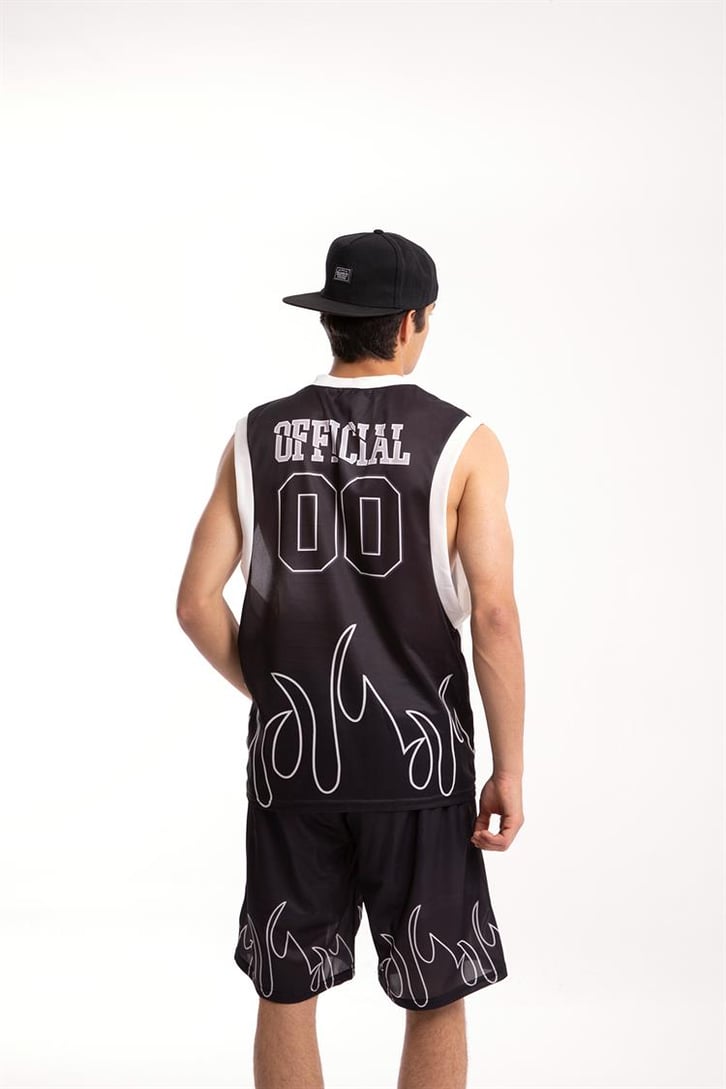 Official 00 Flame Siyah Forma Takım