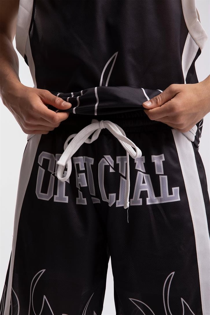 Official 00 Flame Siyah Forma Takım