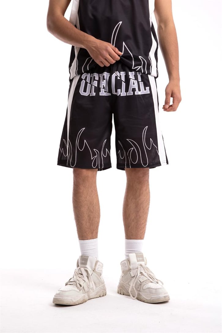 Official 00 Flame Siyah Forma Takım