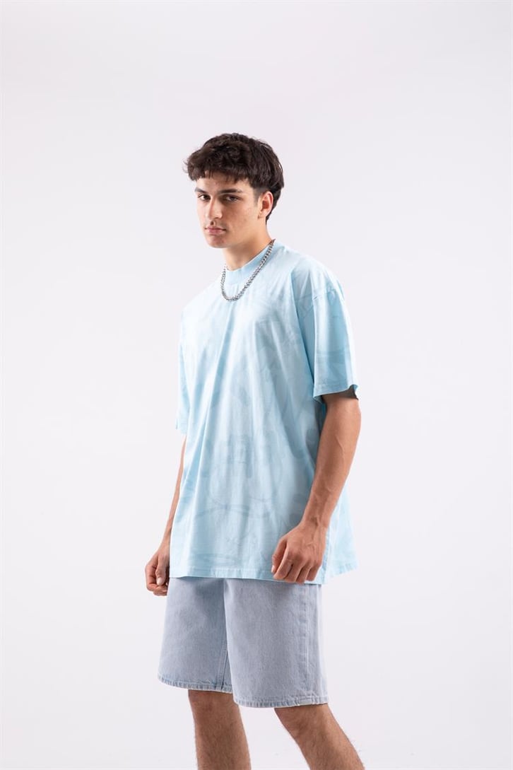 Official Baskılı Oversize Tshirt