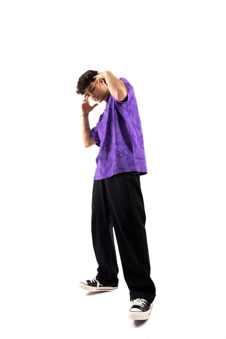 Official Baskılı Oversize Tshirt