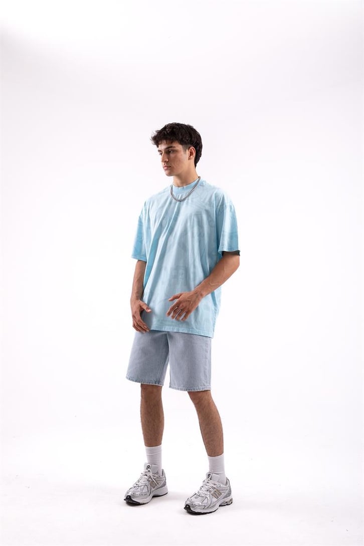 Official Baskılı Oversize Tshirt