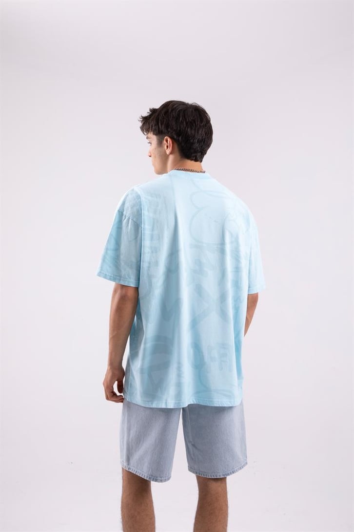 Official Baskılı Oversize Tshirt