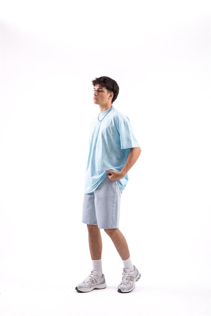 Official Baskılı Oversize Tshirt