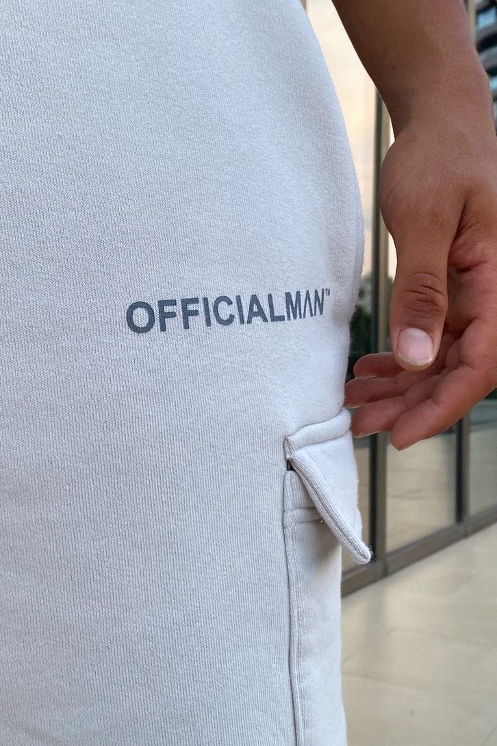 Official Cep Detay Taş Rengi Şort