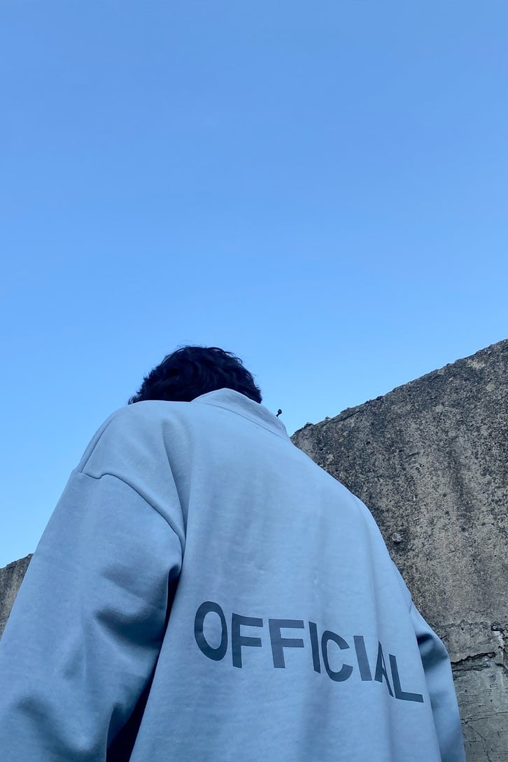 Official Fermuar Detay Oversize Sweatshirt