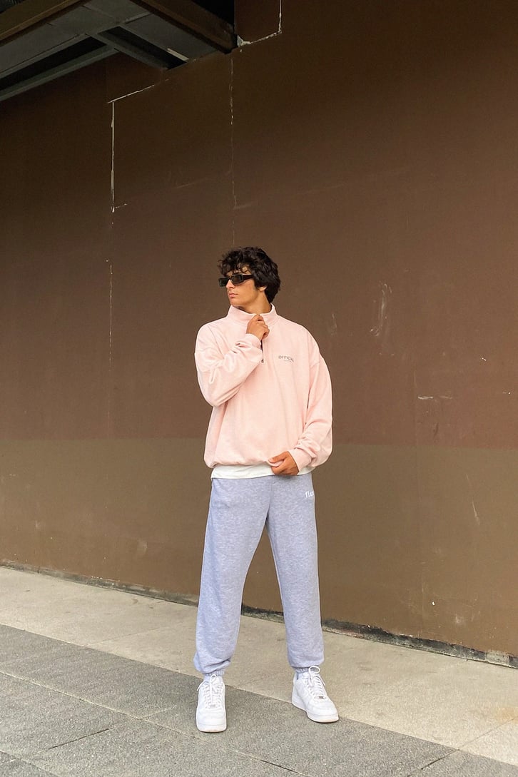 Official Fermuar Detay Oversize Sweatshirt