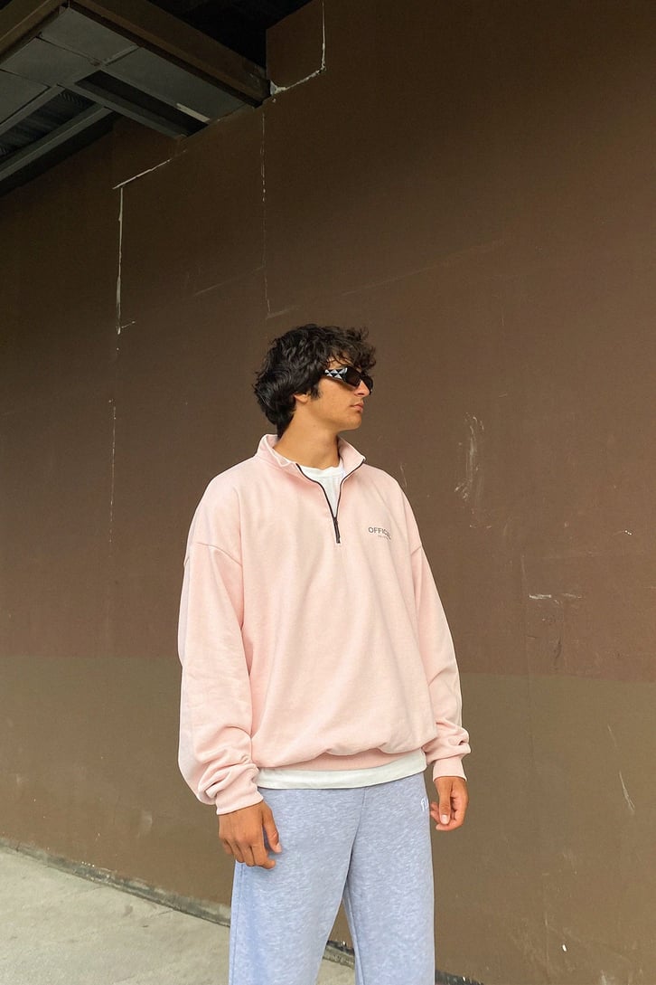 Official Fermuar Detay Oversize Sweatshirt