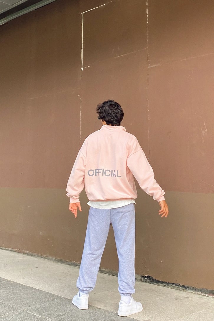 Official Fermuar Detay Oversize Sweatshirt