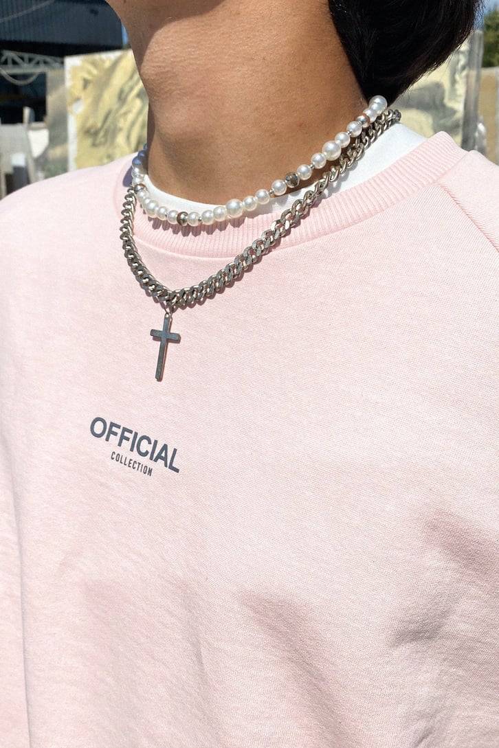 Official Sırt Baskılı Oversize Sweatshirt