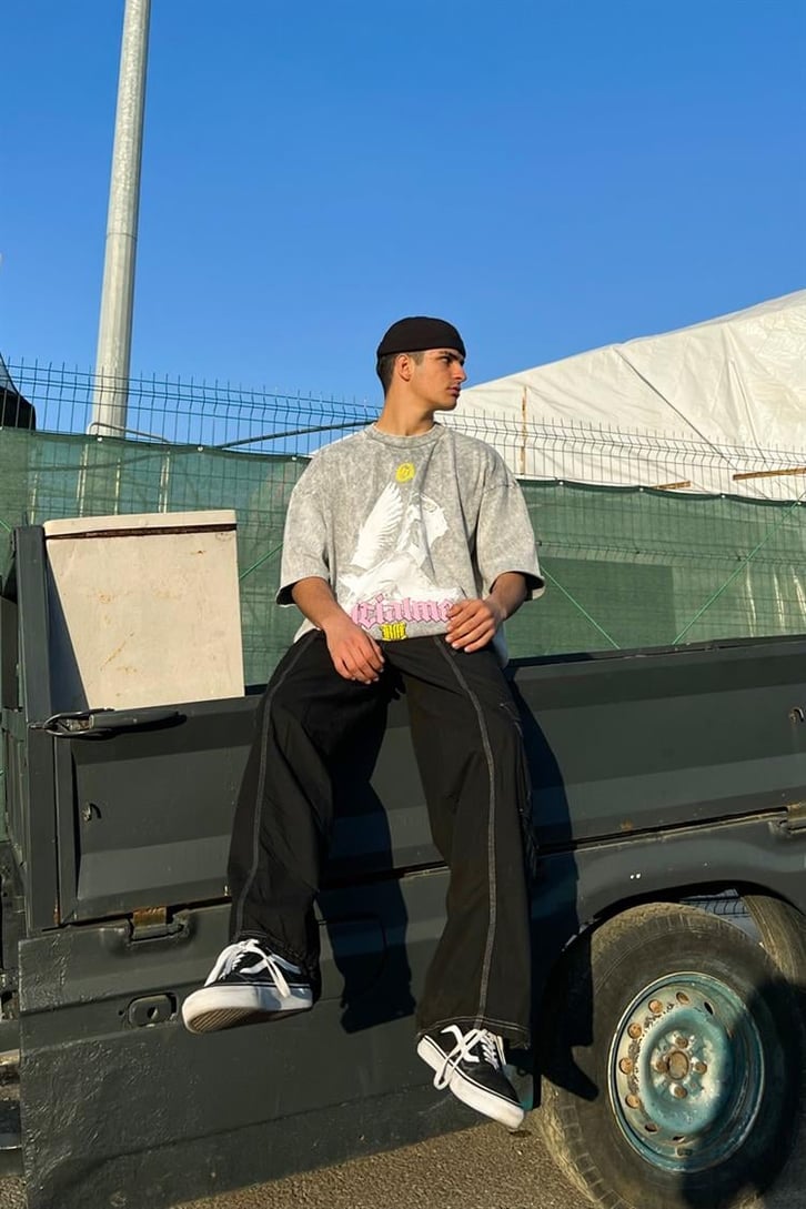 Officialman Gri Oversize Tişört