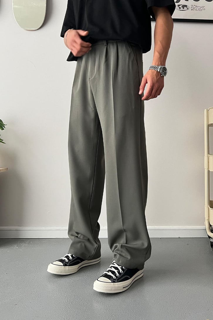 Old Money Extra Rahat Baggy Fit Kumaş Pantolon