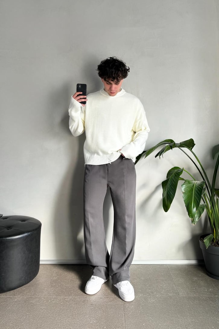 Old Money Extra Rahat Baggy Fit Kumaş Pantolon