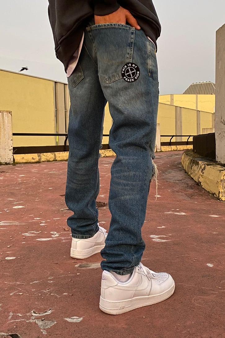 Old School Patchwork Premium Denim