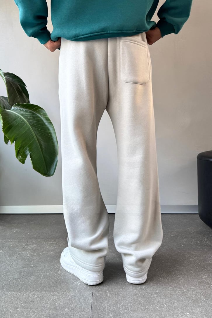 Önü Dikiş Çizgili Baggy Eşofman Altı