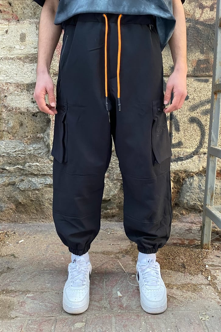 OR-Studio Siyah Oversize Jogger Pant