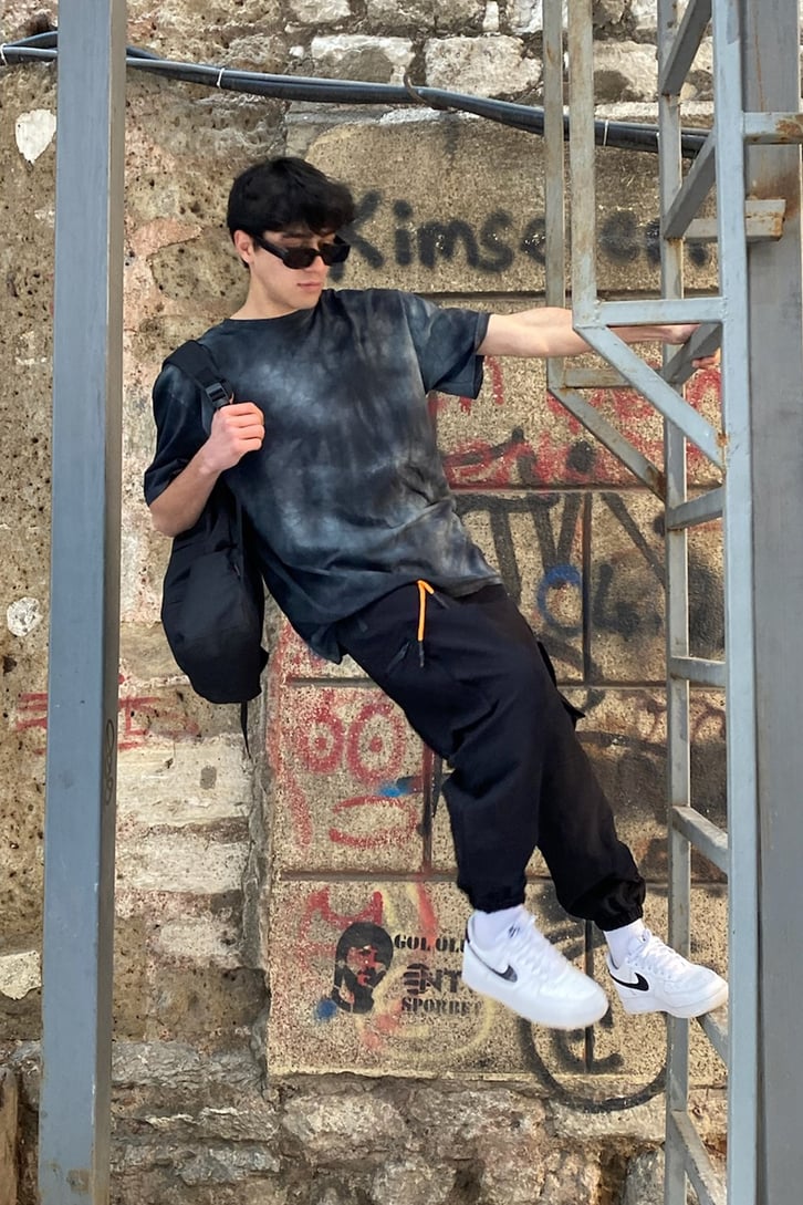 OR-Studio Siyah Oversize Jogger Pant