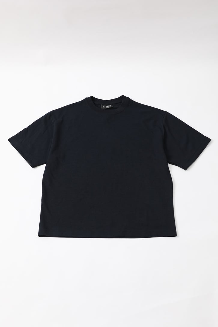 Örme Basic Lacivert Oversize Tshirt